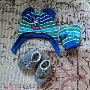 DISNEY Store Mickey Mouse Winter Gear Lot for Toddler